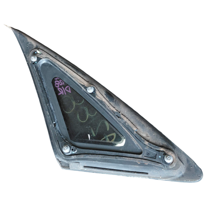 A288 - WM Holden Caprice V - DRIVERS REAR Quarter Window Glass with Chrome Trim
