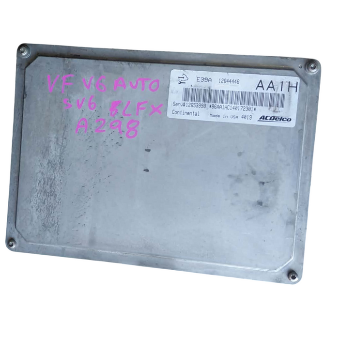 A298 - VF SV6 Holden Commodore  - Engine Control Unit (ECU) V6 LFX - S/N: 12653998 AA1H