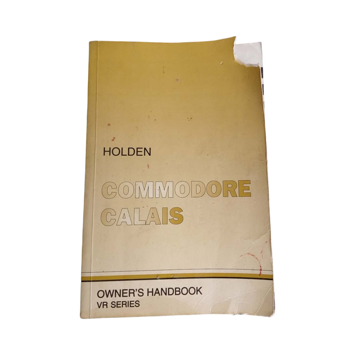 A305 - VR Holden Commodore / Calais (1994) - Owner's Handbook "VR SERIES"