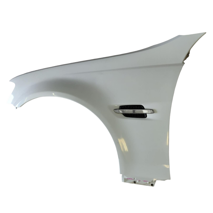 A279 - VE SV6 Holden Commodore SERIES I - Passenger's Side Front Guard with Guard Blinker  - HERON WHITE #679F