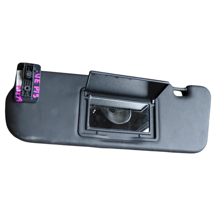 A279 - VE SV6 Holden Commodore - PASSENGERS SIDE Sunvisor w/ Vanity Mirror - BLACK