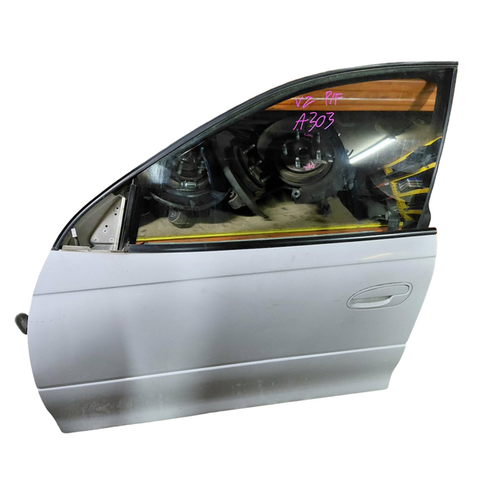 A303 - VZ Holden Commodore - Front Door Passenger's Side (POWER WINDOWS) - HERON WHITE #679F