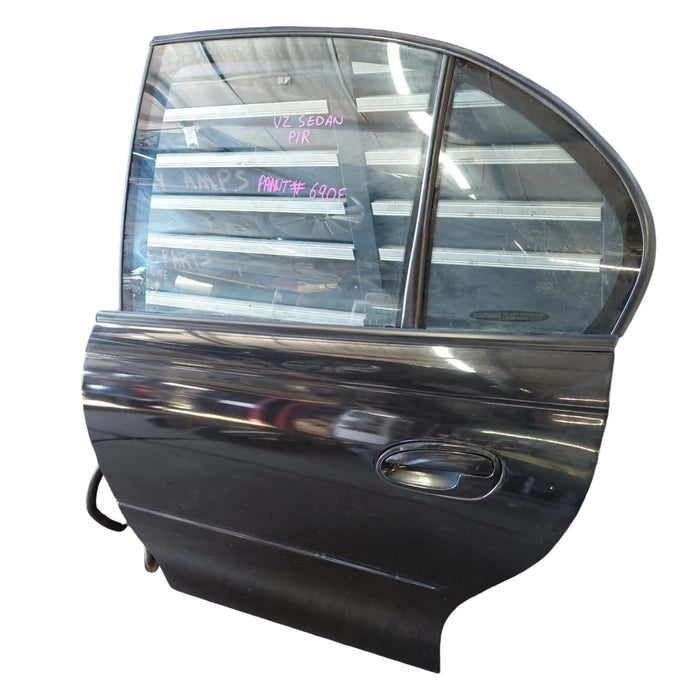 Ex012 - VZ Holden Commodore SV6 - Passenger Rear Door (Phantom Black #690F)