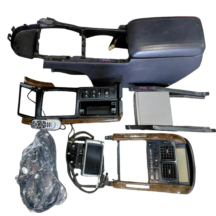 JM012 - WK Holden Statesman - Sat-Nav, Centre Console & Dash Display Set - BLACK/WOODGRAIN