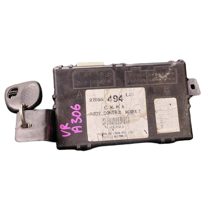 A306 - VR Holden Commodore Sedan V6 AUTO (BUICK) - Body Control Module (BCM) w/ Key Fob - 494 LOW
