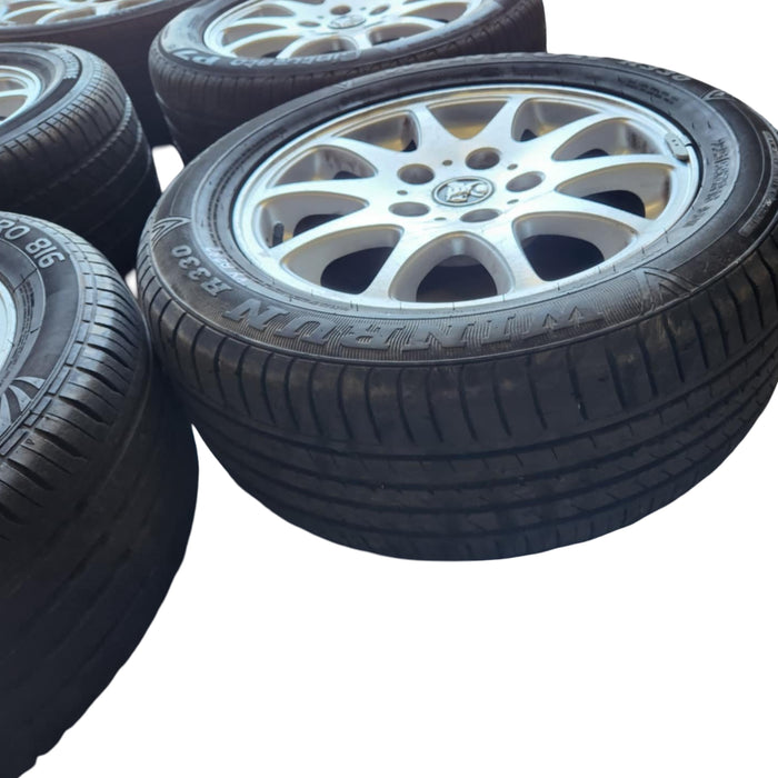 A282 - VY Holden Commodore Sedan - 16" Wheels / Tyres SET of 5. 225 / 55 ZR16 - 95W