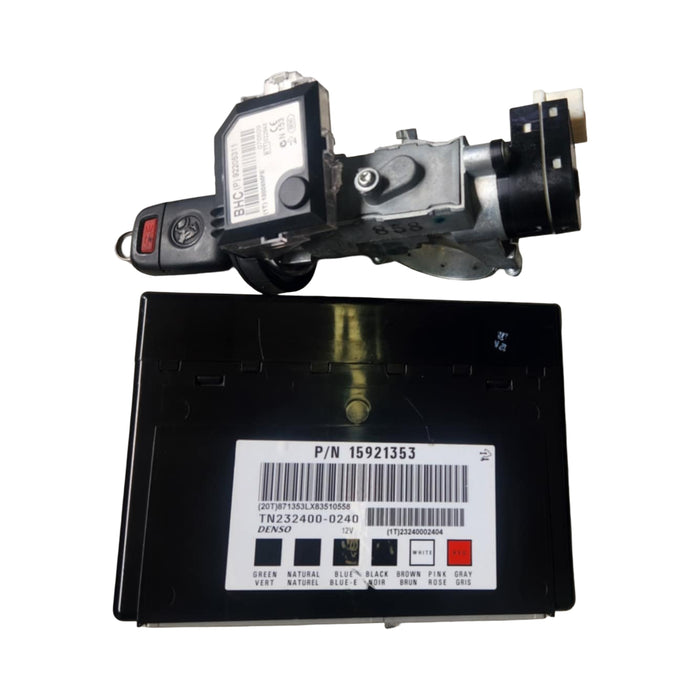 A237 - VE HOLDEN COMMODORE SEDAN - BCM & Ignition Barrel, Key Reader, Fob and Key  SET V6 AUTO LY7