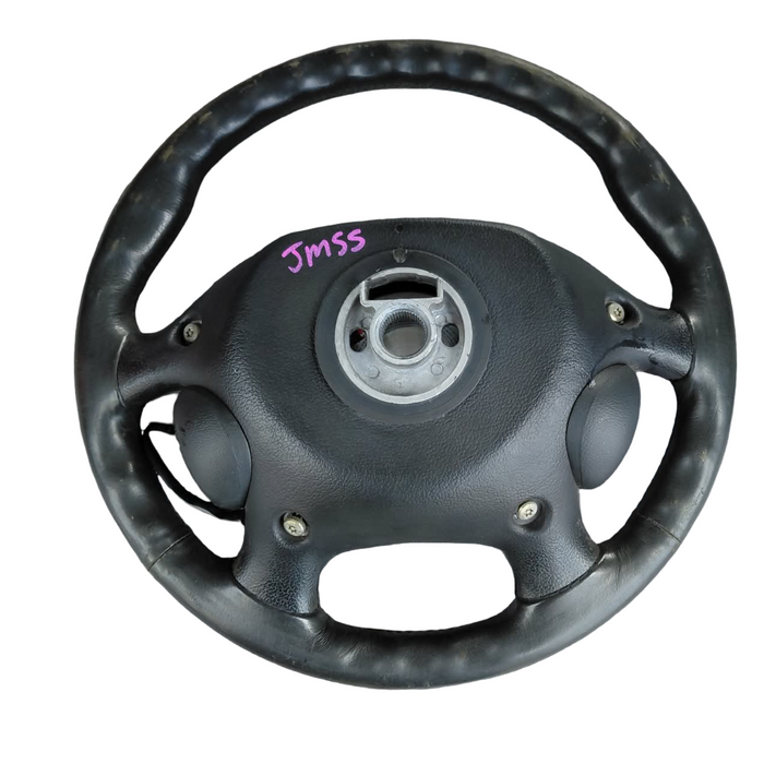 JMSS - VY SS Holden Commodore SEDAN - Steering Wheel w/ Horn Pad & Switches - BLACK