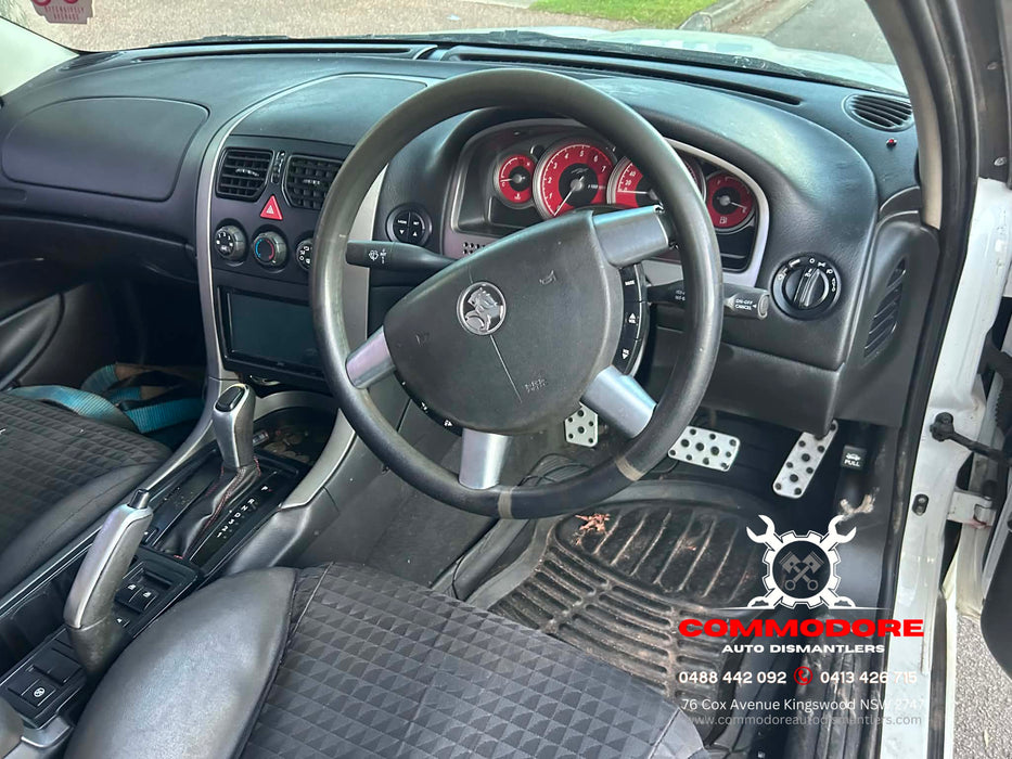 JMSS - VY SS Holden Commodore SEDAN - Centre Dash Facia w/ Dash Vents & Hazard Switch - BLACK/SILVER