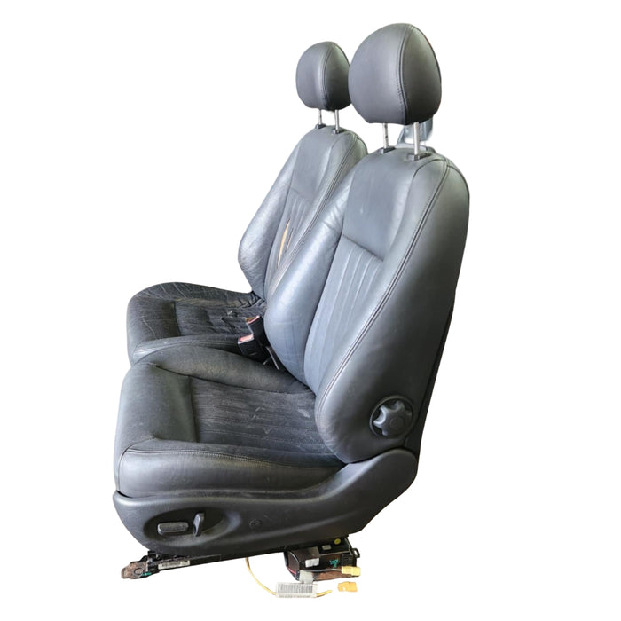 A268 - VZ HOLDEN CALAIS SEDAN - Front Seat Driver Side Leather Piano Stitching ONYX