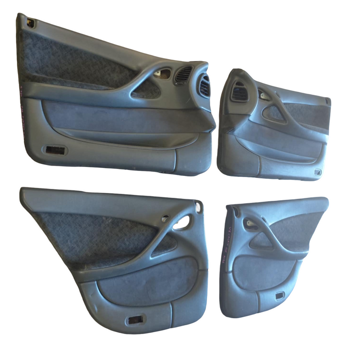 A196 - VX HOLDEN CALAIS - Cloth/Suede Doorcards (4pc SET) - TRIM #17i
