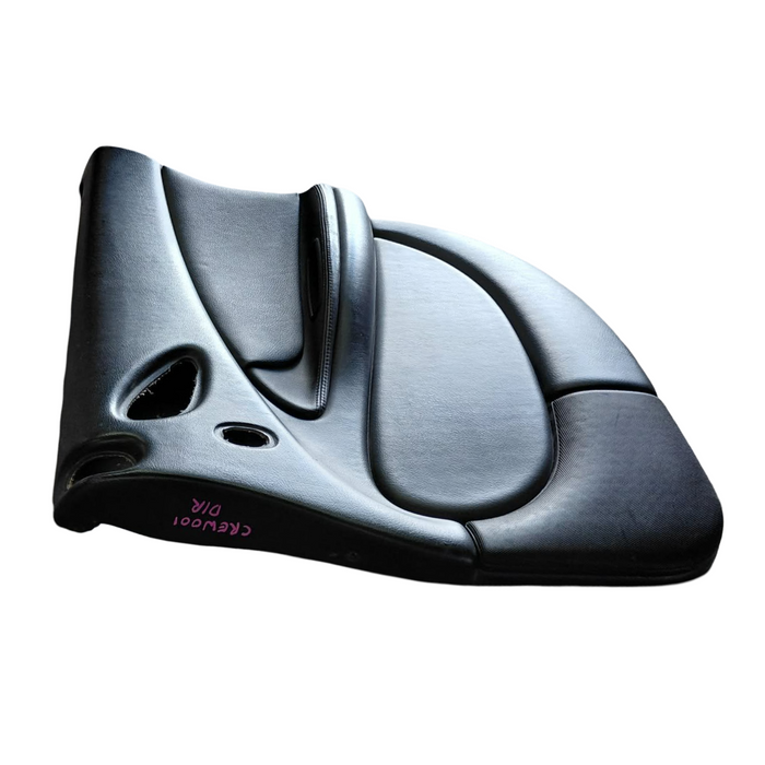 CREW001 - VY / VZ Holden Crewman - Leather Doorcard (DRIVERS REAR) w/ Speaker Covers - BLACK