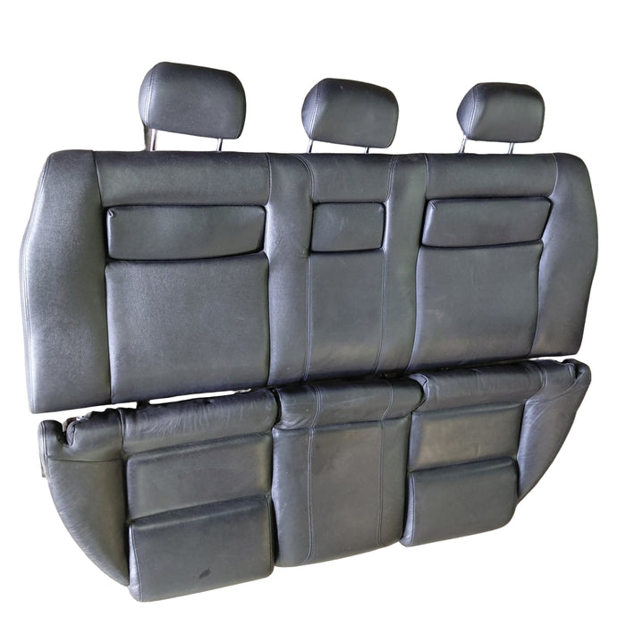 JM012 - VZ/VY Holden Crewman - Rear Leather Seat Assembly - BLACK LEATHER