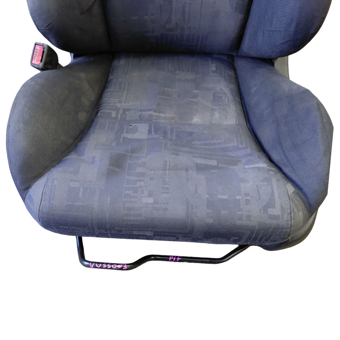 VUSS003 - VU SS HOLDEN COMMODORE UTILITY - SS Front Seat (PAIR) w/ Seat Rails & seatbelt Stalks - TRIM #81i
