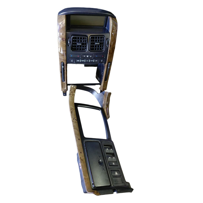 JM016 - WK Holden Statesman - Centre Console Trim & Dash Display Facia w/ Pop-Out Cup Holders - WOODGRAIN