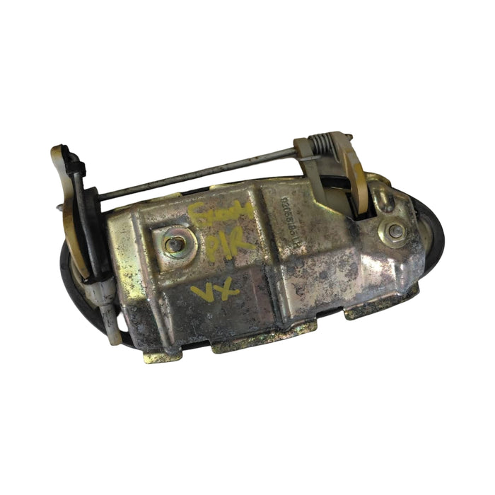EX004 - VX Holden Commodore Sedan SII - External Door Handle Passenger's Rear - HYPER YELLOW #D148