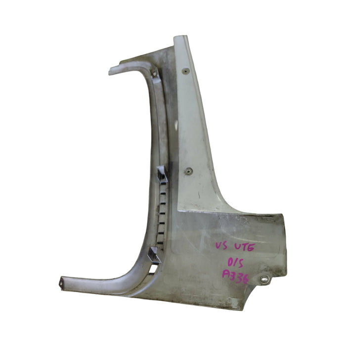 A336 - VS Holden Commodore SIII Utility - External Quarter Window Trim Driver's Side - HERON WHITE #J073