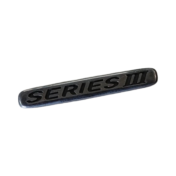 A336 - VS Holden Commodore SIII Utility - "SERIES III" Tailgate Badge - CHROME