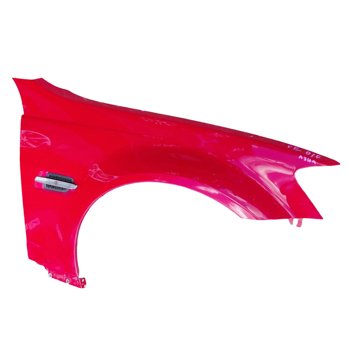 A349 - VE SS Holden Commodore Utility SERIES I - Driver's Front Guard w/ Guard Blinker - STING RED #687F