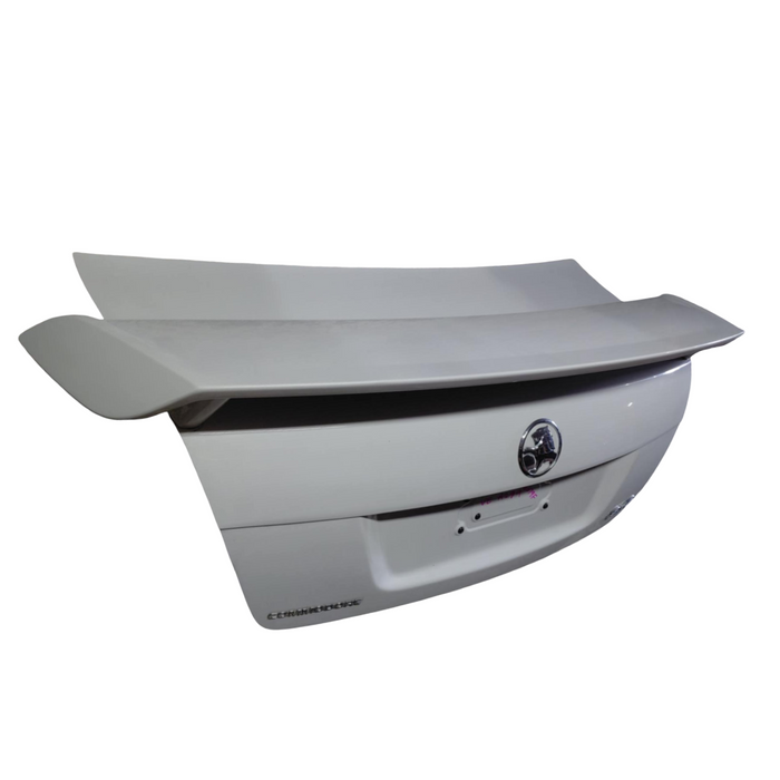 A279 - VE SV6 Holden Commodore SERIES I - Bootlid with Wing - HERON WHITE #679F