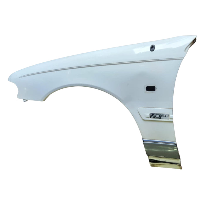 A283 - VS Holden Statesman - Front Guard with badge and antenna bezel - PASSENGERS SIDE - ALASKAN WHITE #J064