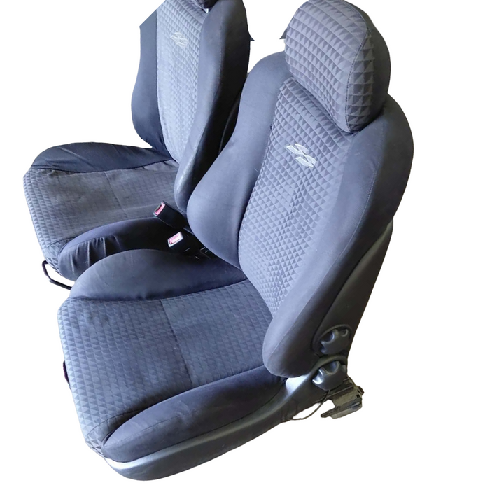 VXSS003 - VX SS Holden Commodore - Cloth SS Style Front Seats (PAIR) w/ Seatbelt Stalks & Seat Rails