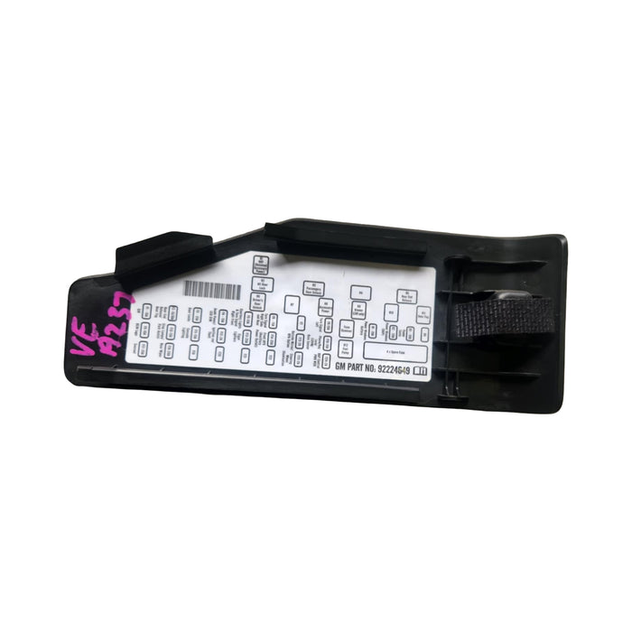 A237 - VE HOLDEN COMMODORE SEDAN - INTERNAL Fuse Cover