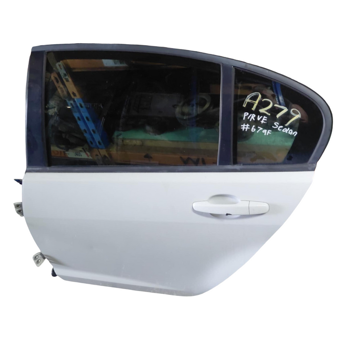 A279 - VE SV6 Holden Commodore Sedan- Rear Door Passenger's Side (POWER WINDOWS)- HERON WHITE #679F