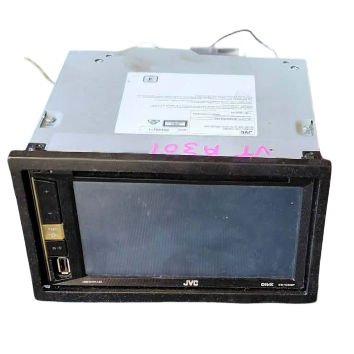 A301 - JVC 6.2" Touch Screen DVD Receiver & Stereo MODEL: KW-V250BT Bluetooth