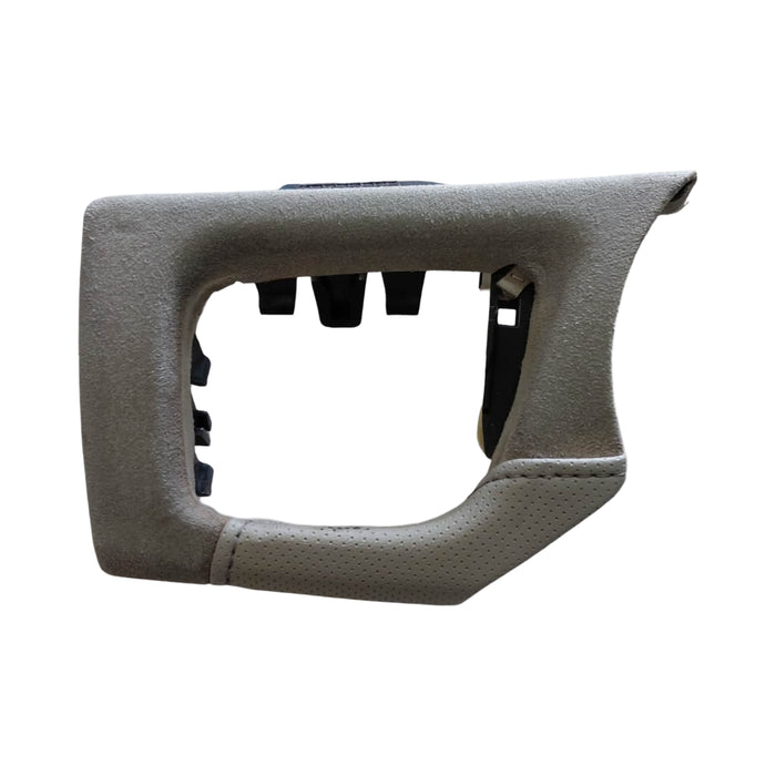 da3-030 VF SSV Holden Commodore - DRIVERS Side Air vent Dash Trim Beige Suede Red Stitch