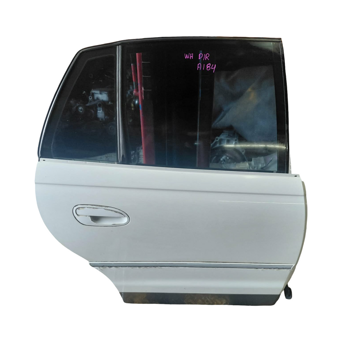 A184 - WH Holden Statesman/Caprice - Rear Door Driver's Rear (POWER WINDOWS) - HERON WHITE #J03N