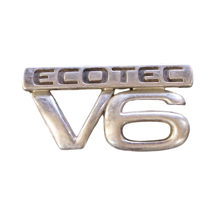PIC002 - VS, VT, VX, VU Holden Commodore - "V6 ECOTEC" Front Guard Badge CHROME