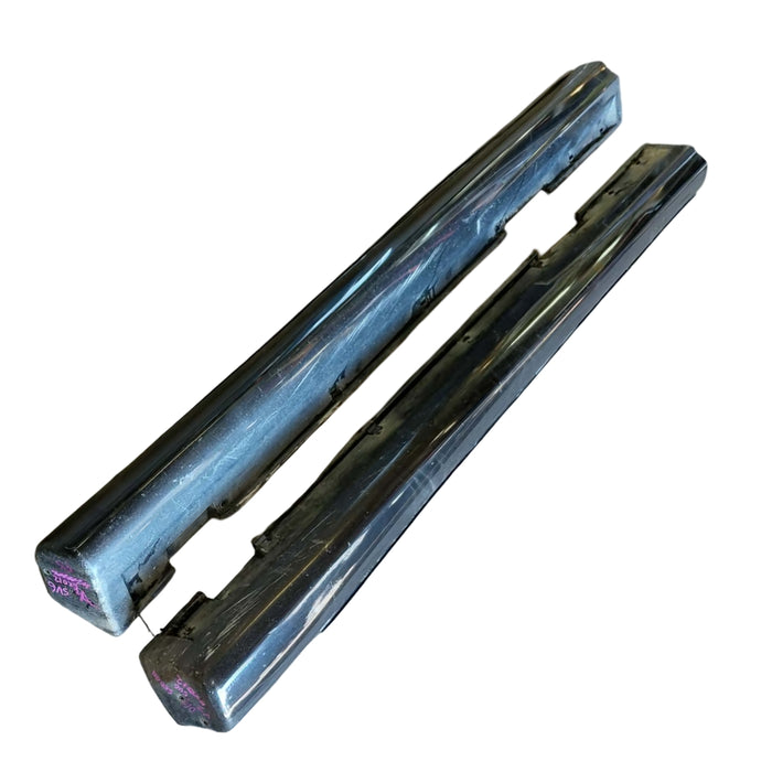 Ex012 - VZ Holden Commodore SV6 Sedan - Side Skirts with end caps (Pair) Phantom Black #690F