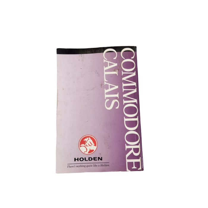 A291 - VS HOLDEN COMMODORE / CALAIS  - Owners Handbook V6 AUTO