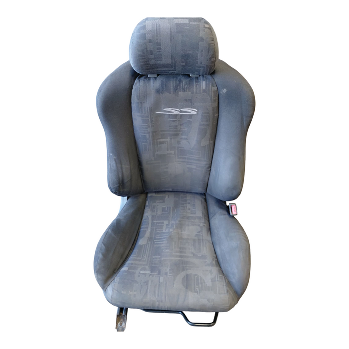 VUSS003 - VU SS HOLDEN COMMODORE UTILITY - SS Front Seat (PAIR) w/ Seat Rails & seatbelt Stalks - TRIM #81i