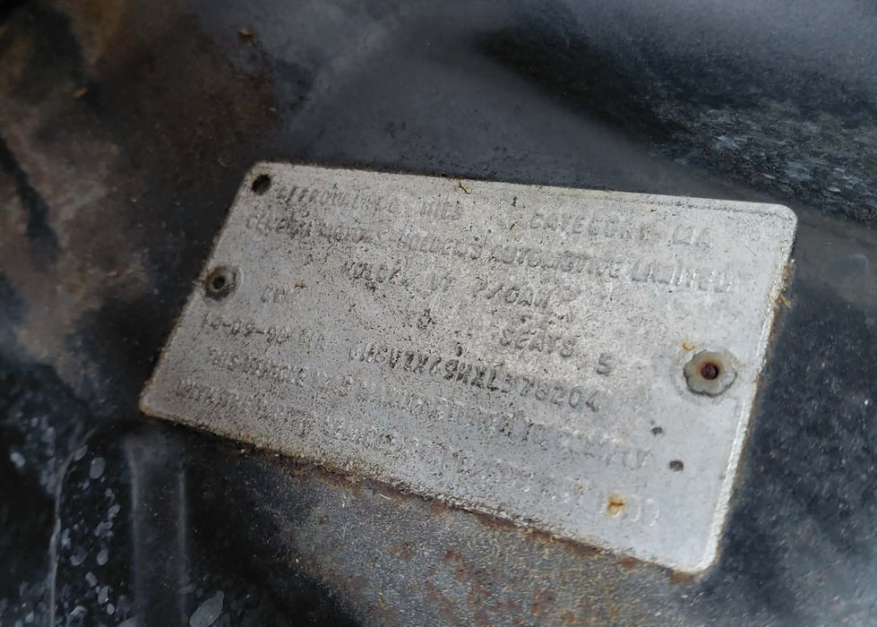 EX003 - VT Holden Calais - Bonnet Release Cable
