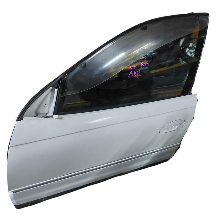A184 - WH Holden Statesman/Caprice - Front Door w/ Weather Shield Passenger's Front (POWER WINDOWS) - HERON WHITE #J03N