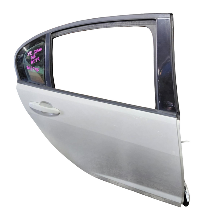 A279 - VE SV6 Holden Commodore Sedan - Driver's Side Rear Door (POWER WINDOWS) - HERON WHITE #679F
