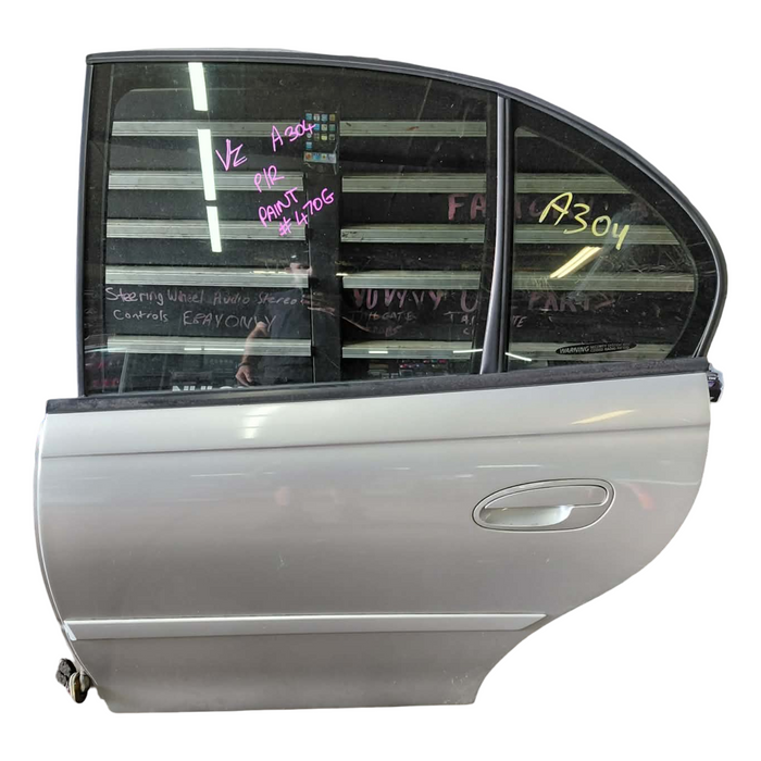 A304 - VZ Holden Commodore SEDAN -  Passenger's Rear Door (POWER WINDOWS) - QUICKSILVER #470G