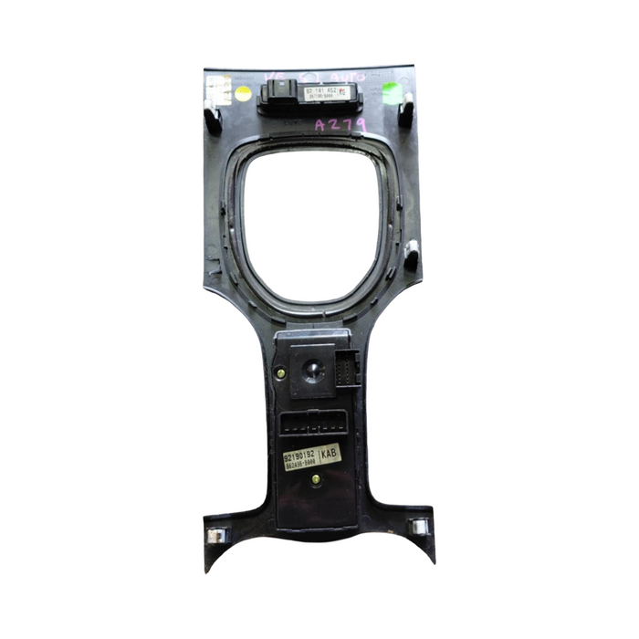 A279 - VE SV6 Holden Commodore SERIES I - Centre Console Trim with  Window & Traction Control Switch AUTO - BLACK / SILVER
