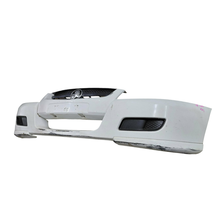 A303 - VZ Holden ONE TONNER Utility - Front Bar with Upper Grille & Fog Light Bezels - HERON WHITE #679F