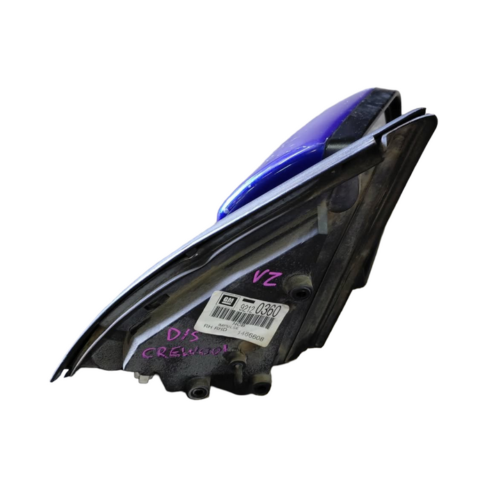 CREW001 - VZ Holden Crewman - Driver's Side Mirror - IMPUSLE BLUE #987K