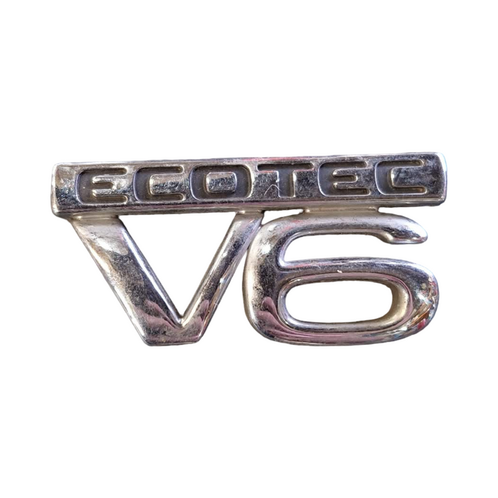 PIC002 - VS, VT, VX, VU Holden Commodore - "V6 ECOTEC" Front Guard Badge CHROME