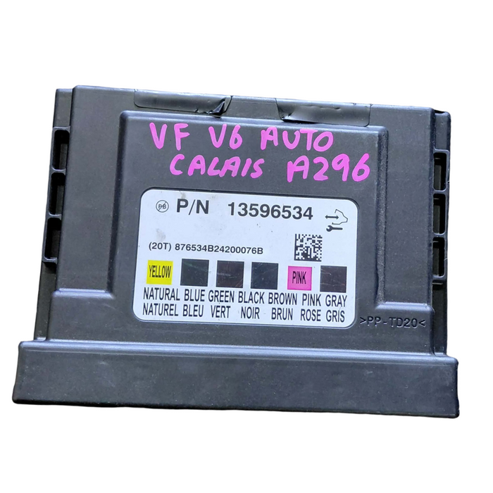 A296 - VF Holden Calais Sedan - V6 LFX Body Control Module Part #13596534