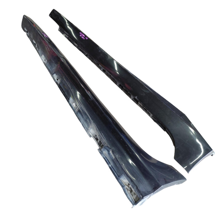 A202 - VE Holden Commodore SS / SV6 Sedan - Sideskirt - PAIR - PHANTOM BLACK #690F