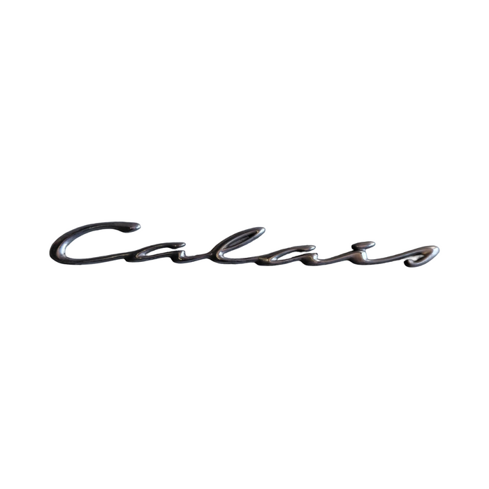 A196 - VX HOLDEN CALAIS - "CALAIS" Badge - Chrome (REAR DOOR)
