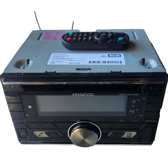 A282 - KENWOOD DPX-5100BT Stereo Dual Din, USB/CD Receiver