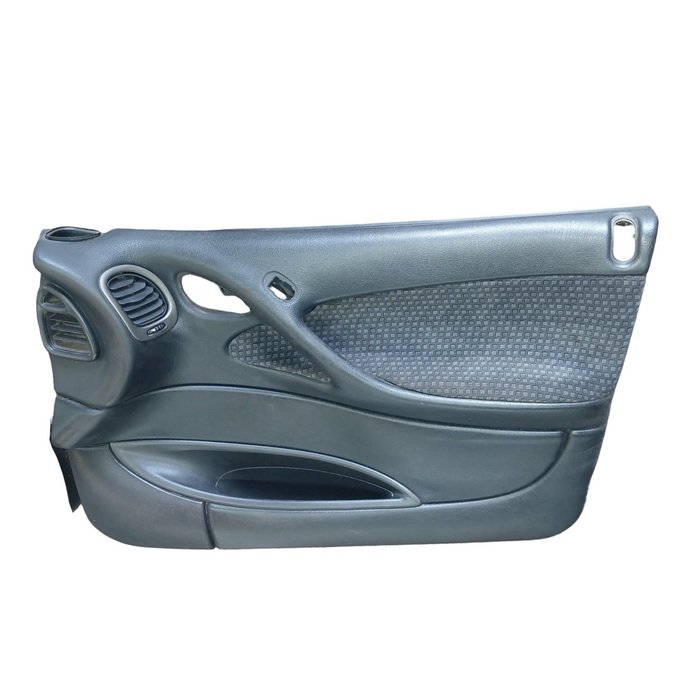 A225 - VZ Holden Commodore Utility - Leather/Cloth Doorcards (PAIR) w/ Speaker Covers & Air Vents - TRIM #61i
