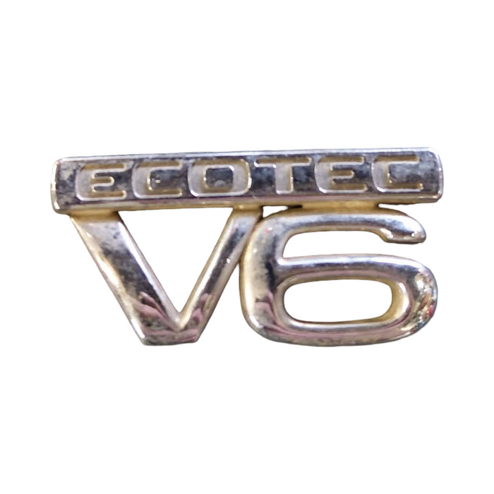 PIC002 - VS, VT, VX, VU Holden Commodore - "V6 ECOTEC" Front Guard Badge CHROME