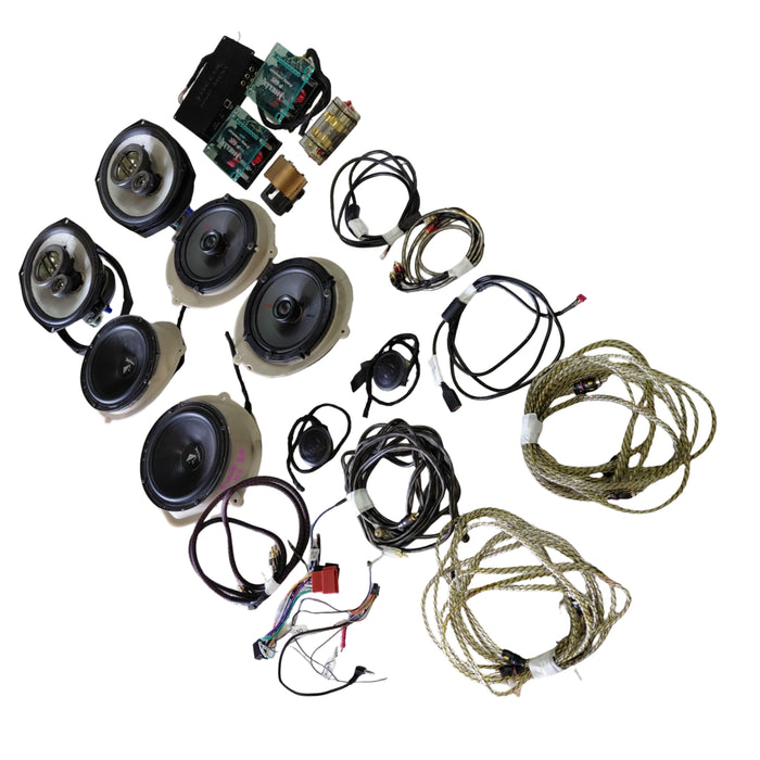EX013 - VZ SV6 Holden Commodore Sedan - "KENWOOD & HELIX" Speaker System - Parcel Tray Speaker (KFC-HQ718) Door Speakers (P 68)